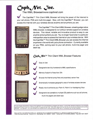 CaphNet Browser Brochure