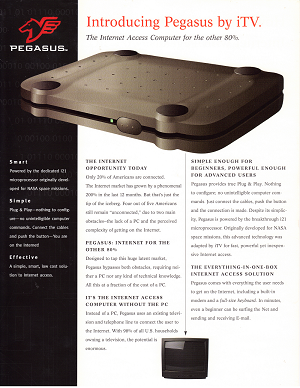 Pegasus Brochure Page 1